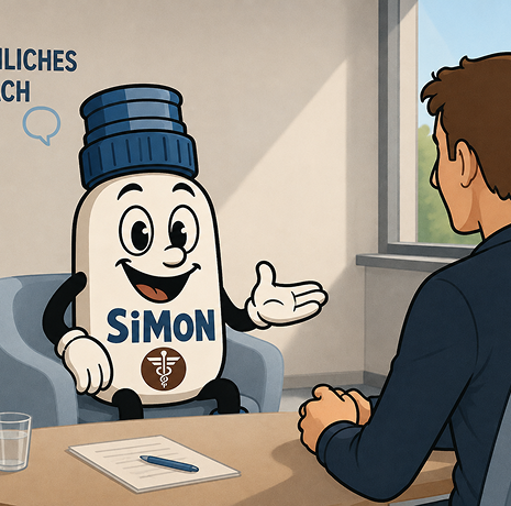 Jobs simon hat ein persönliches gespräch